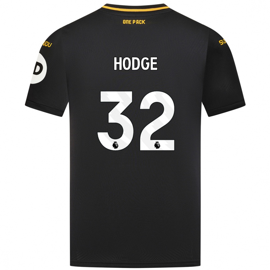 Enfant Football Maillot Joe Hodge #32 Noir Tenues Extérieur 2024/25 Canada