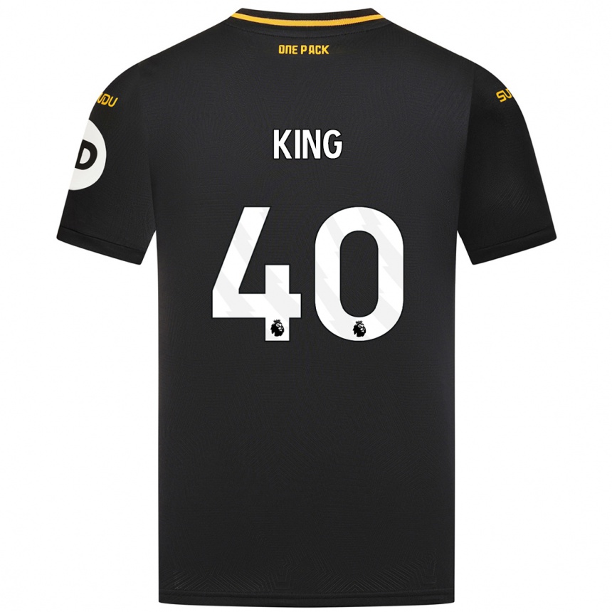 Kids Football Tom King #40 Black Away Jersey 2024/25 T-Shirt Canada