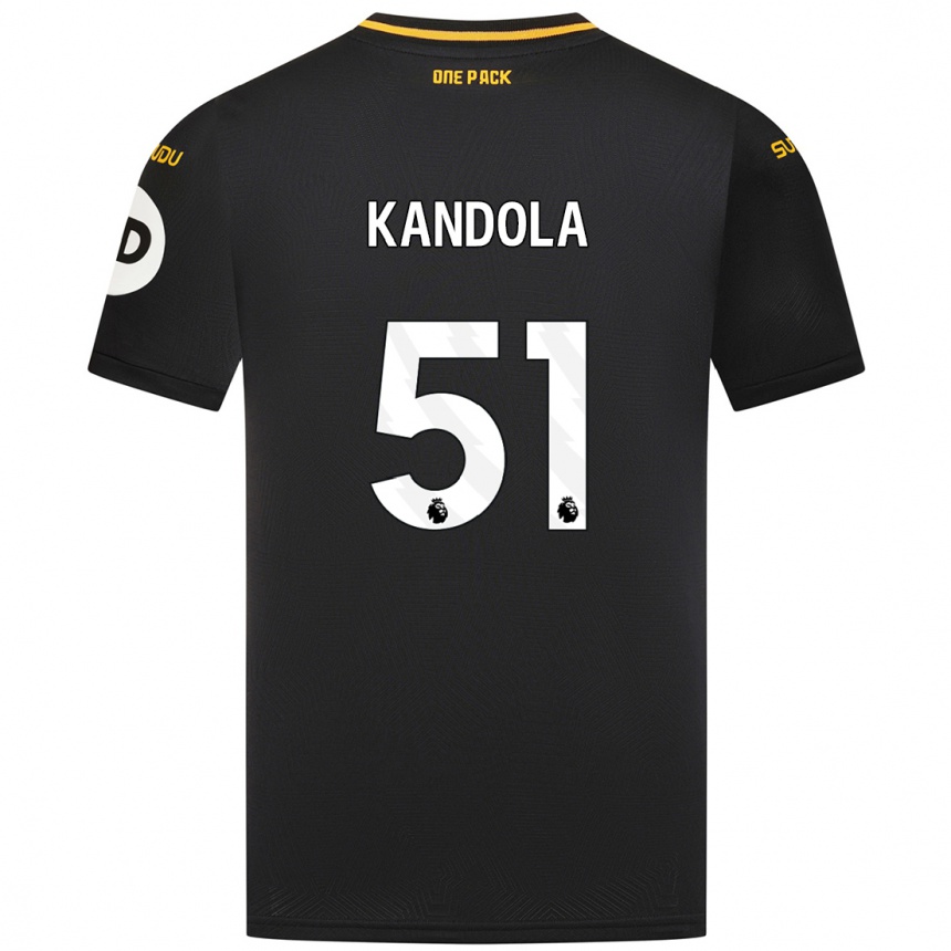 Enfant Football Maillot Kam Kandola #51 Noir Tenues Extérieur 2024/25 Canada