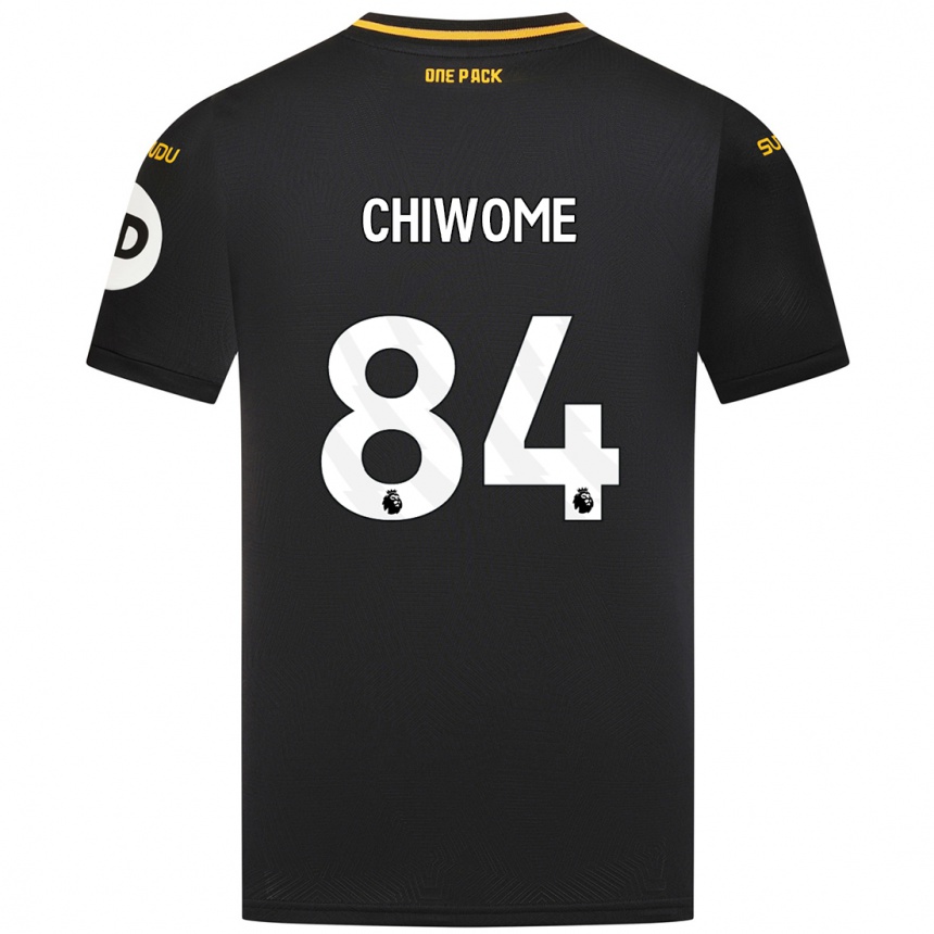 Enfant Football Maillot Leon Chiwome #84 Noir Tenues Extérieur 2024/25 Canada