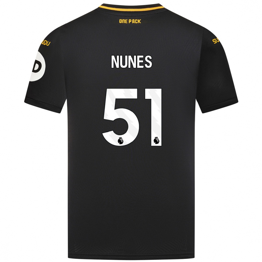 Kids Football Grazi Nunes #51 Black Away Jersey 2024/25 T-Shirt Canada