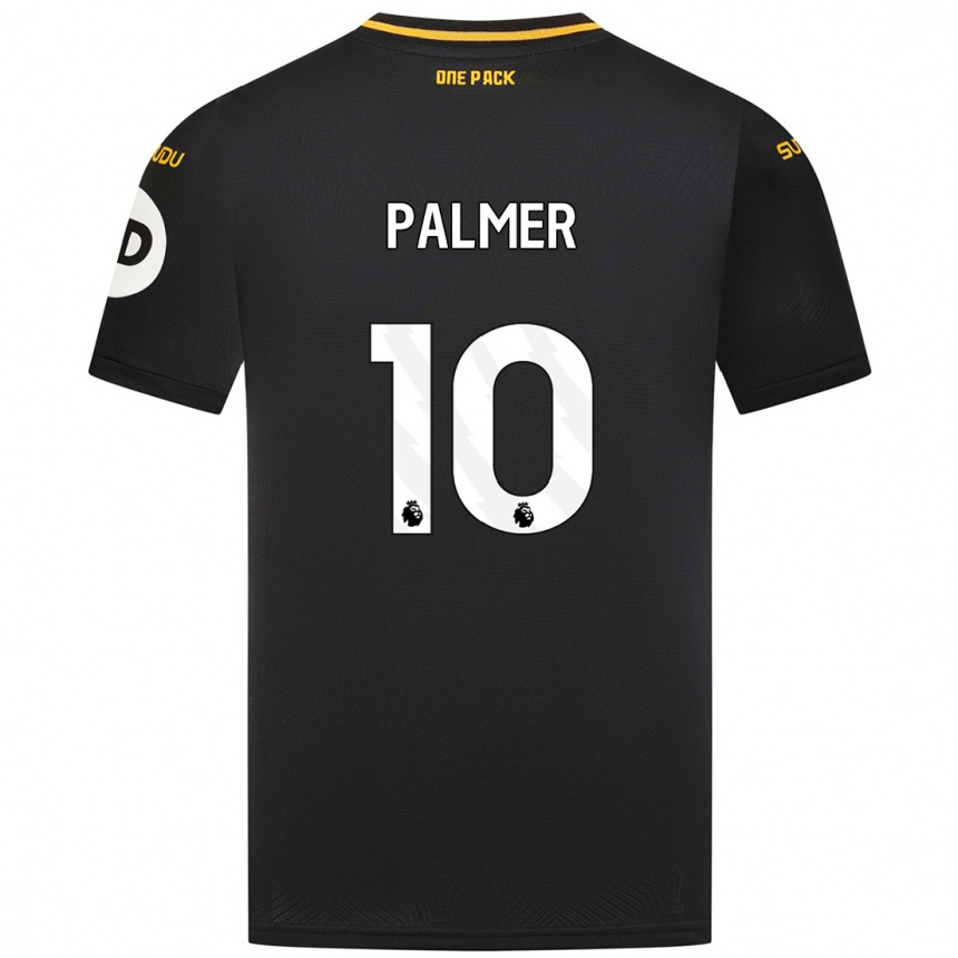 Enfant Football Maillot Jamila Palmer #10 Noir Tenues Extérieur 2024/25 Canada