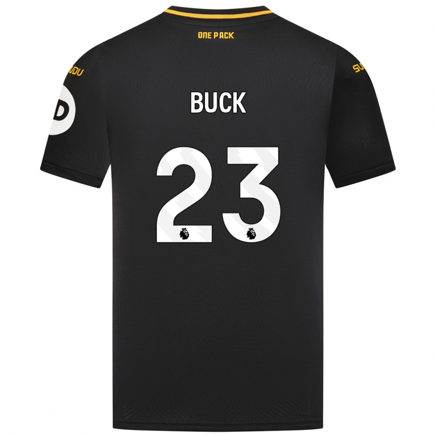 Enfant Football Maillot Alex Buck #23 Noir Tenues Extérieur 2024/25 Canada