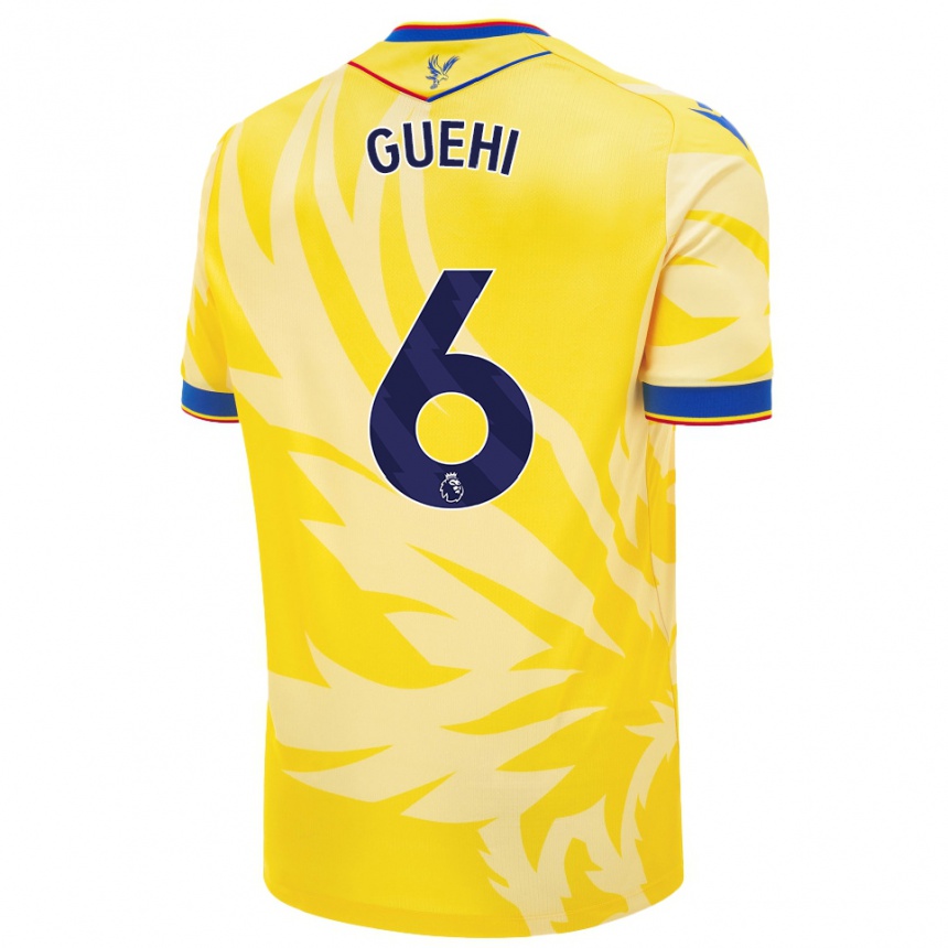 Enfant Football Maillot Marc Guéhi #6 Jaune Tenues Extérieur 2024/25 Canada