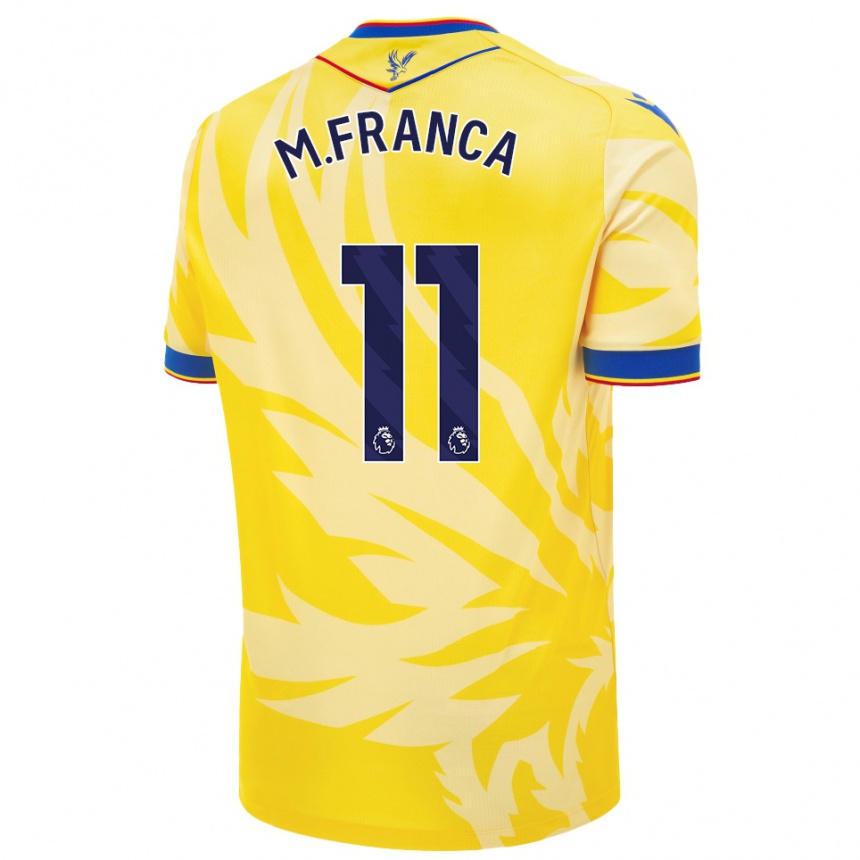 Enfant Football Maillot Matheus França #11 Jaune Tenues Extérieur 2024/25 Canada