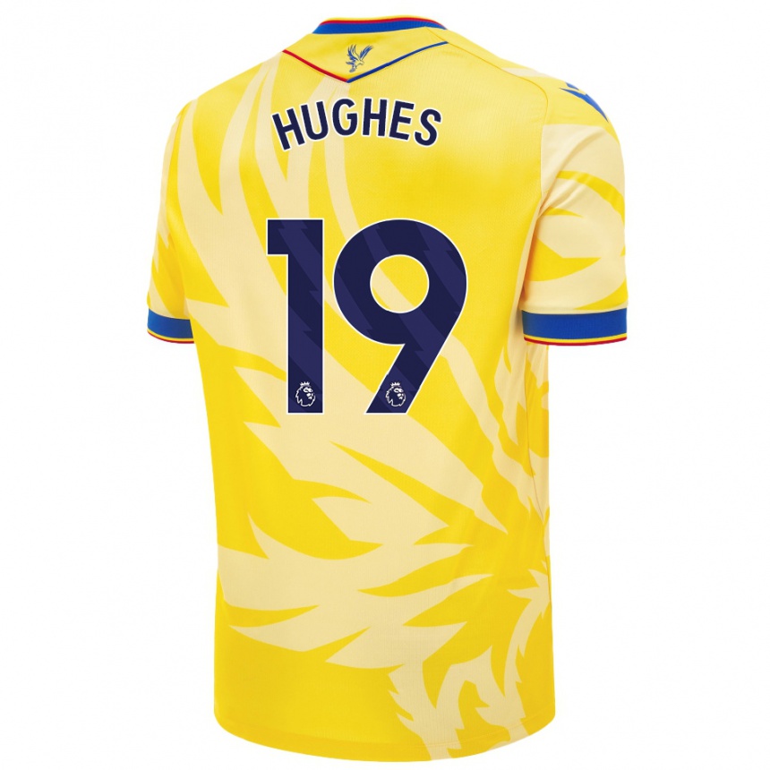 Kids Football Will Hughes #19 Yellow Away Jersey 2024/25 T-Shirt Canada