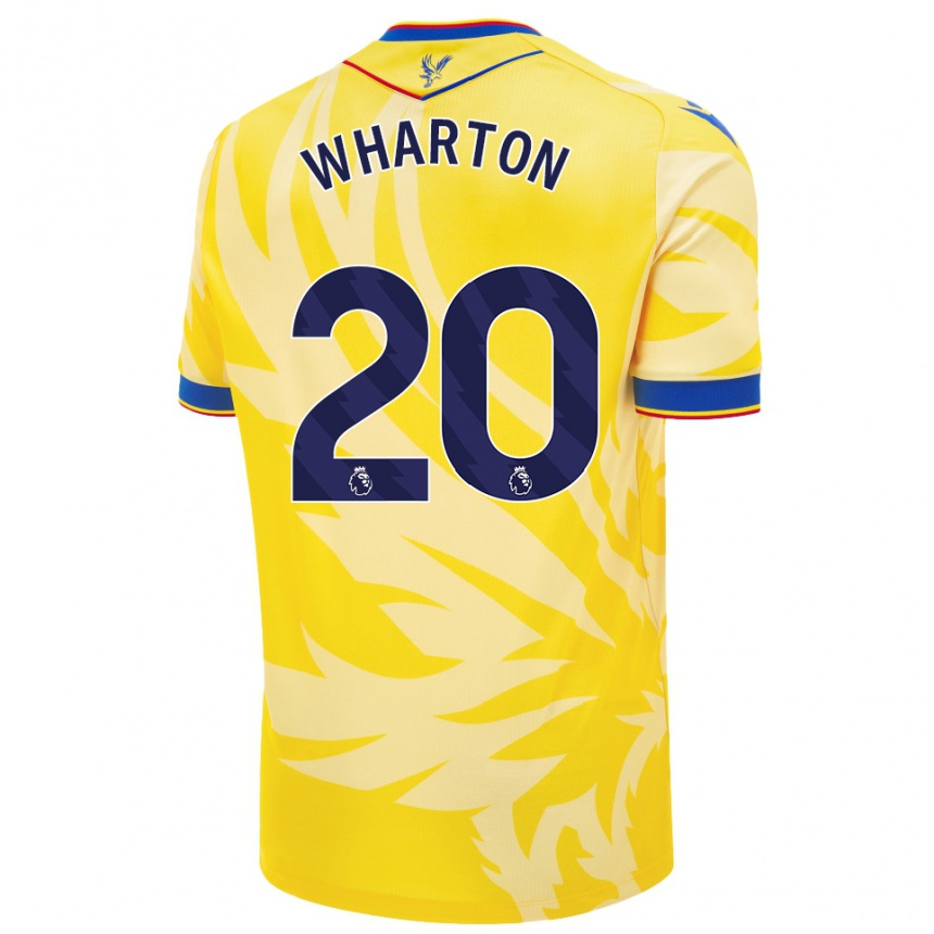 Kids Football Adam Wharton #20 Yellow Away Jersey 2024/25 T-Shirt Canada