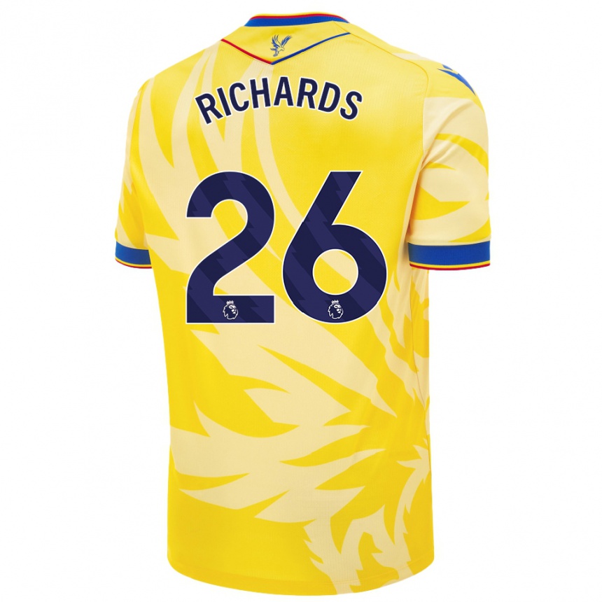 Enfant Football Maillot Chris Richards #26 Jaune Tenues Extérieur 2024/25 Canada