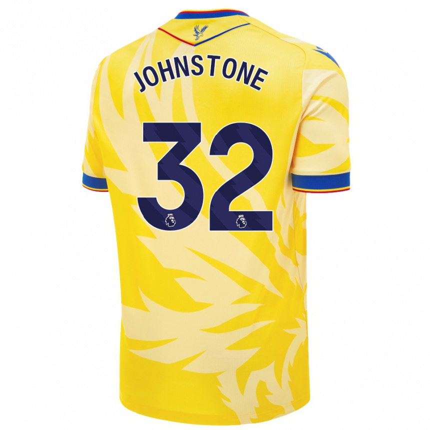 Kids Football Sam Johnstone #32 Yellow Away Jersey 2024/25 T-Shirt Canada