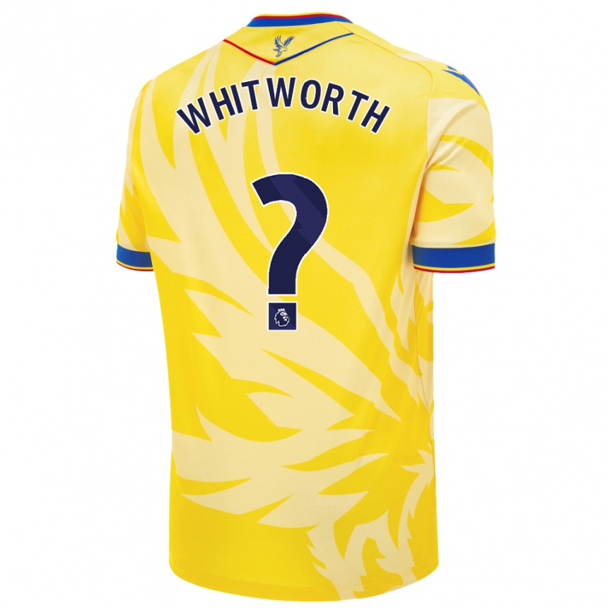 Kids Football Harry Whitworth #0 Yellow Away Jersey 2024/25 T-Shirt Canada