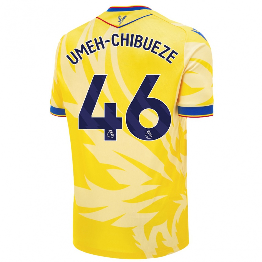 Kids Football Franco Umeh-Chibueze #46 Yellow Away Jersey 2024/25 T-Shirt Canada