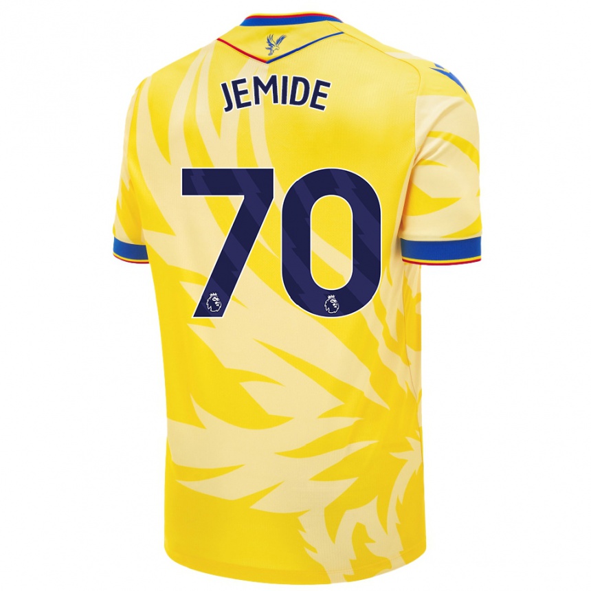 Kids Football Mofe Jemide #70 Yellow Away Jersey 2024/25 T-Shirt Canada