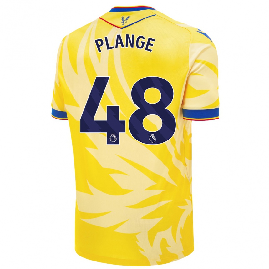 Enfant Football Maillot Luke Plange #48 Jaune Tenues Extérieur 2024/25 Canada