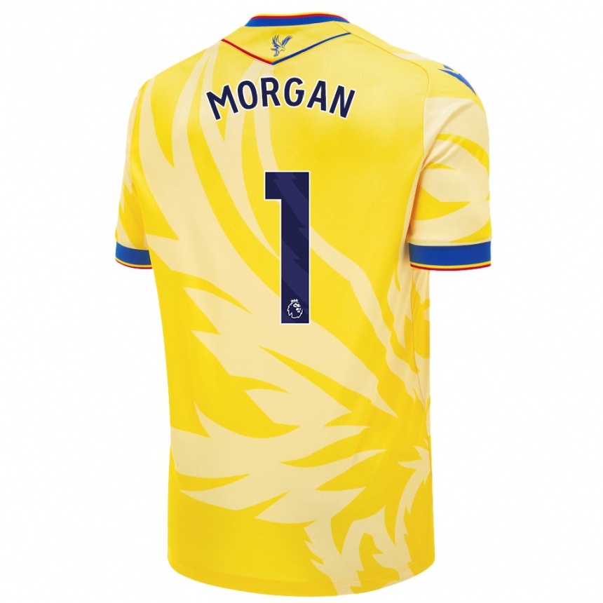 Kids Football Chloe Morgan #1 Yellow Away Jersey 2024/25 T-Shirt Canada