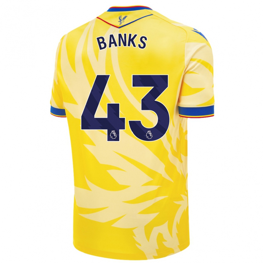 Enfant Football Maillot Scott Banks #43 Jaune Tenues Extérieur 2024/25 Canada