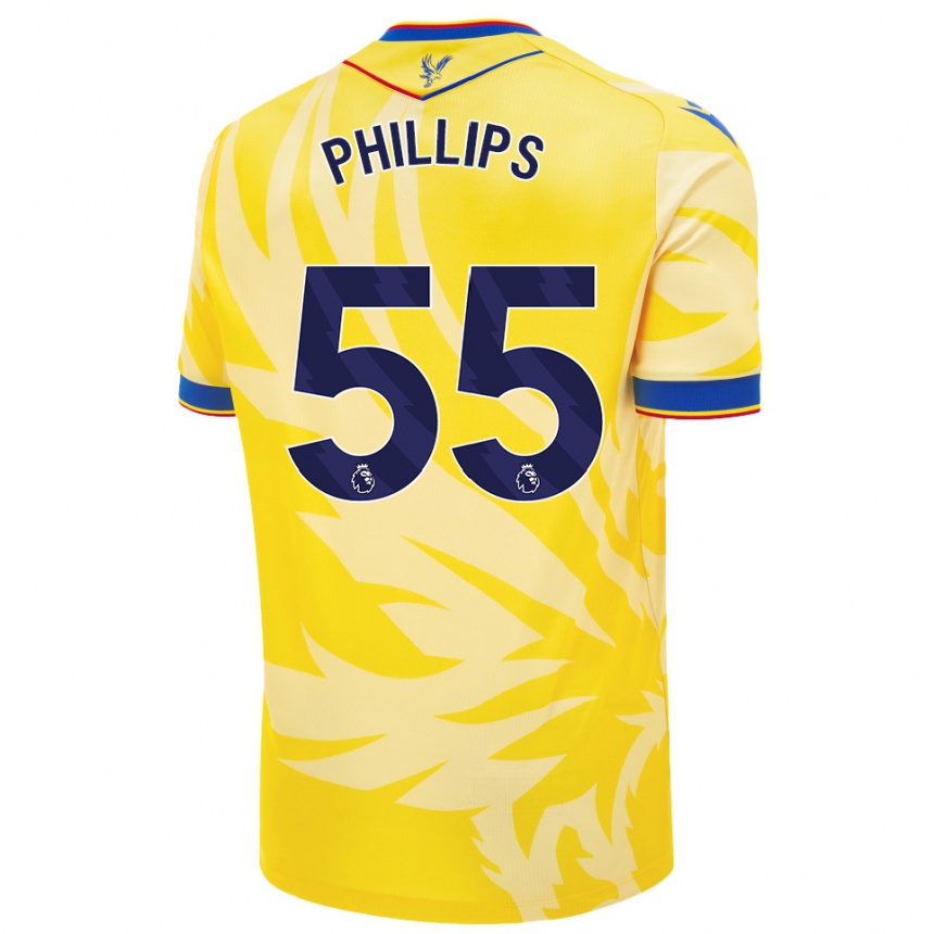 Enfant Football Maillot Killian Phillips #55 Jaune Tenues Extérieur 2024/25 Canada