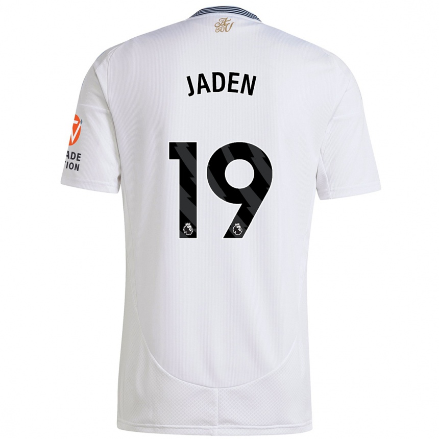 Enfant Football Maillot Jaden Philogene #19 Blanc Tenues Extérieur 2024/25 Canada