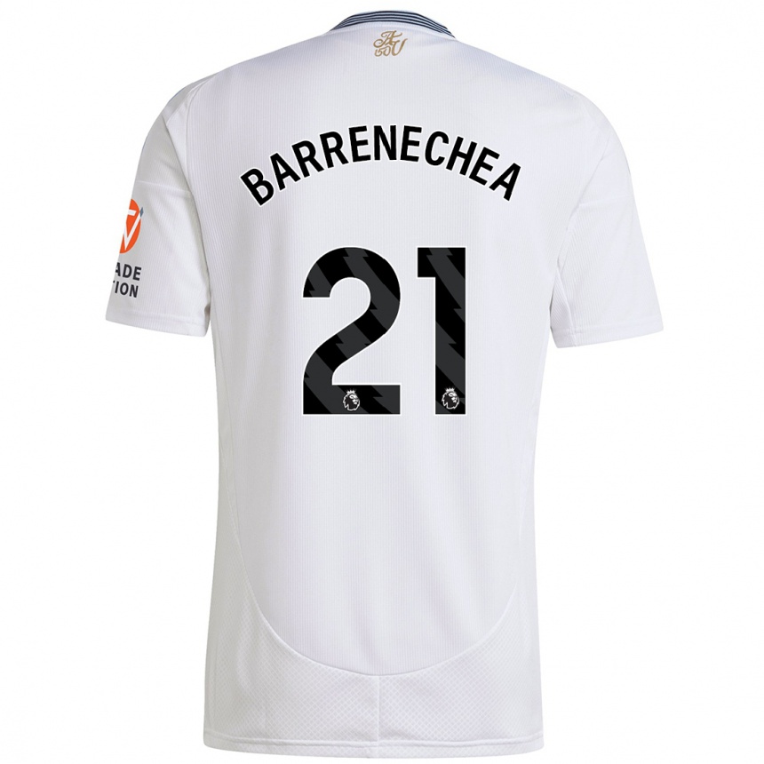 Enfant Football Maillot Enzo Barrenechea #21 Blanc Tenues Extérieur 2024/25 Canada