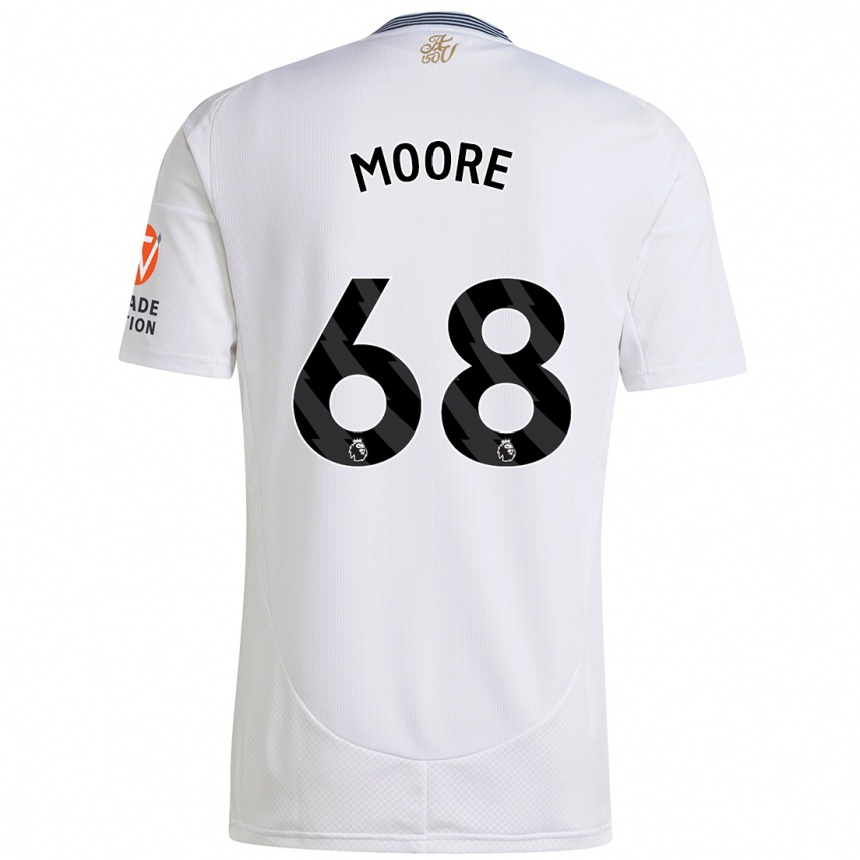 Enfant Football Maillot Kobei Moore #68 Blanc Tenues Extérieur 2024/25 Canada