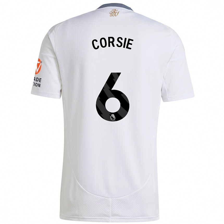 Kids Football Rachel Corsie #6 White Away Jersey 2024/25 T-Shirt Canada