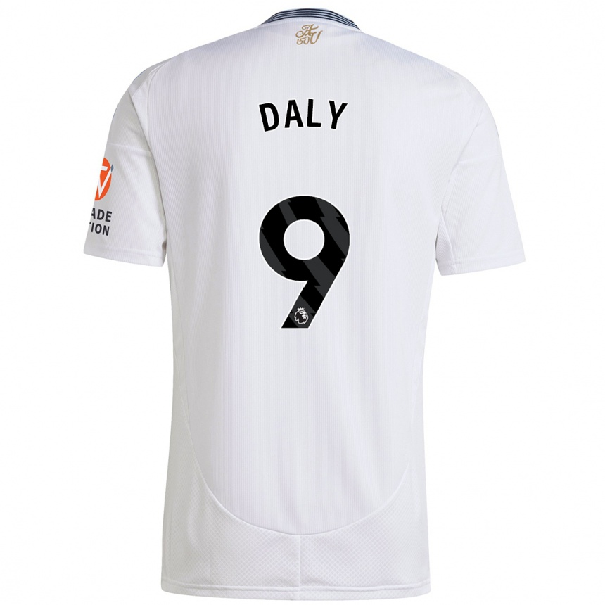 Enfant Football Maillot Rachel Daly #9 Blanc Tenues Extérieur 2024/25 Canada