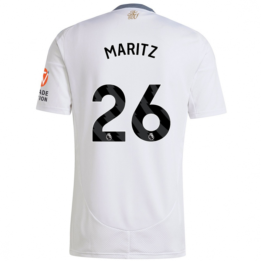 Enfant Football Maillot Noelle Maritz #26 Blanc Tenues Extérieur 2024/25 Canada