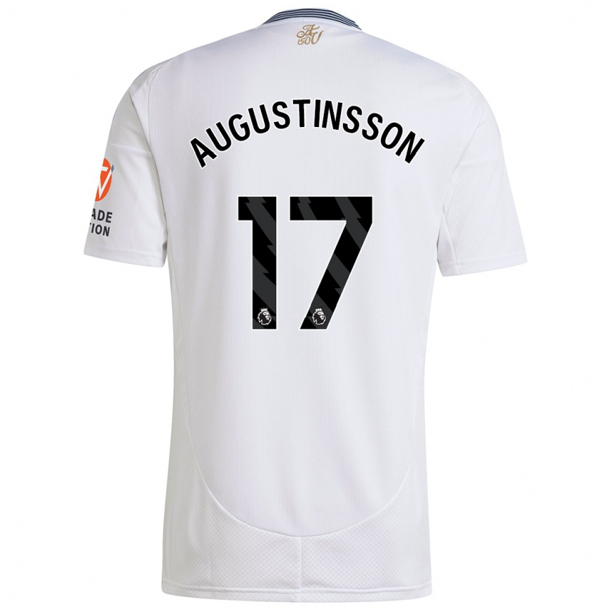 Kids Football Ludwig Augustinsson #17 White Away Jersey 2024/25 T-Shirt Canada