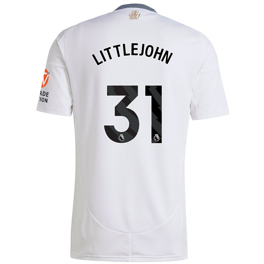 Kids Football Ruesha Littlejohn #31 White Away Jersey 2024/25 T-Shirt Canada