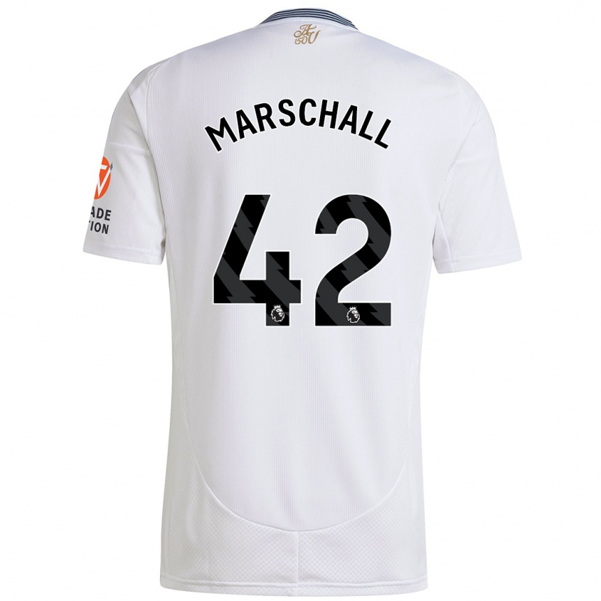 Enfant Football Maillot Filip Marschall #42 Blanc Tenues Extérieur 2024/25 Canada