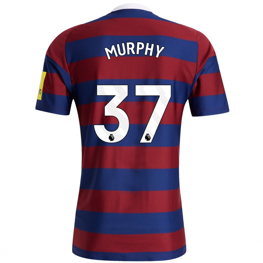 Enfant Football Maillot Alex Murphy #37 Bordeaux Bleu Marine Tenues Extérieur 2024/25 Canada