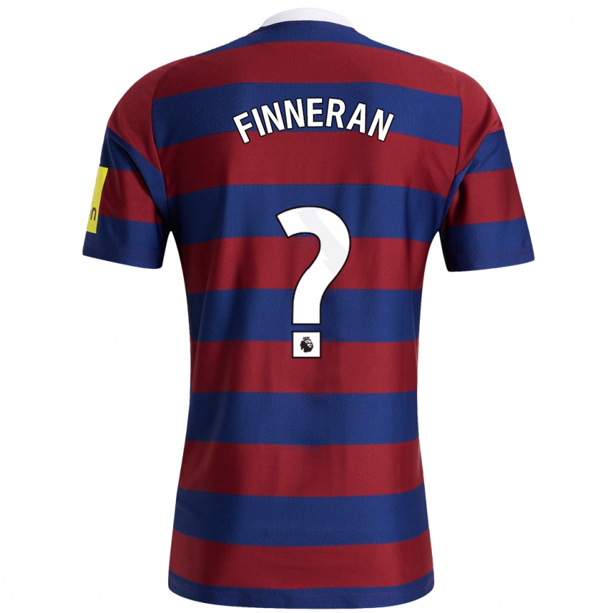 Enfant Football Maillot Rory Finneran #0 Bordeaux Bleu Marine Tenues Extérieur 2024/25 Canada