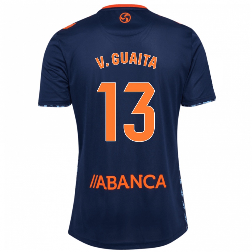 Enfant Football Maillot Vicente Guaita #13 Bleu Marine Tenues Extérieur 2024/25 Canada