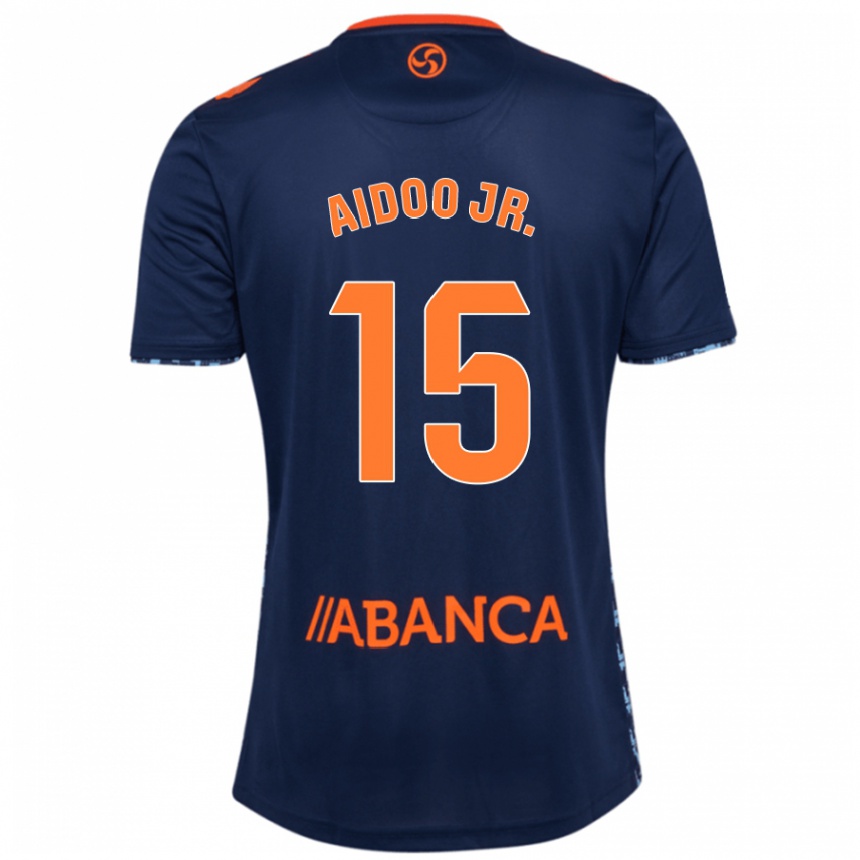 Kids Football Joseph Aidoo #15 Navy Blue Away Jersey 2024/25 T-Shirt Canada