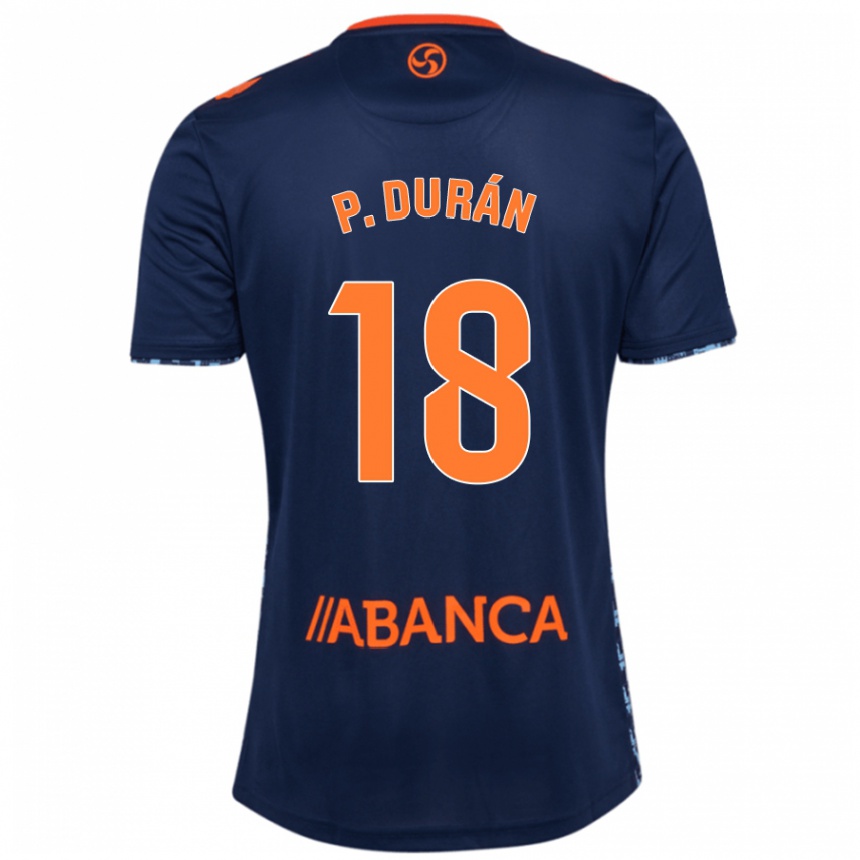 Enfant Football Maillot Pablo Durán #18 Bleu Marine Tenues Extérieur 2024/25 Canada