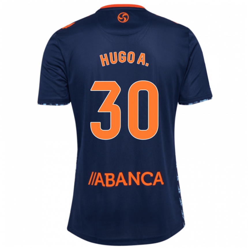 Enfant Football Maillot Hugo Álvarez #30 Bleu Marine Tenues Extérieur 2024/25 Canada