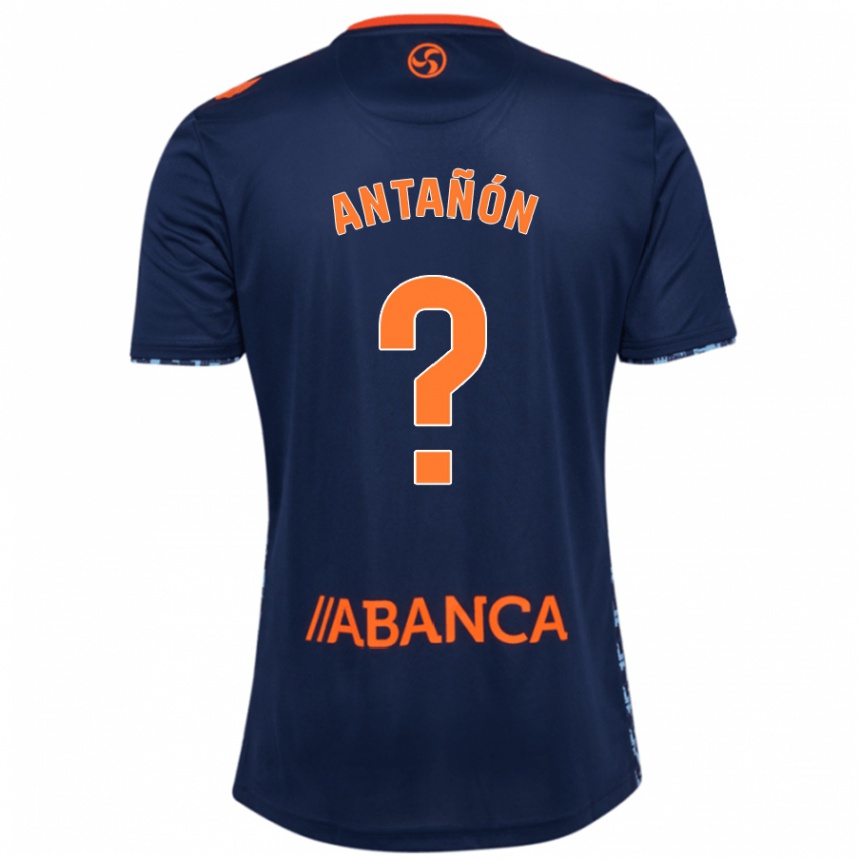 Kids Football Andrés Antañón #0 Navy Blue Away Jersey 2024/25 T-Shirt Canada