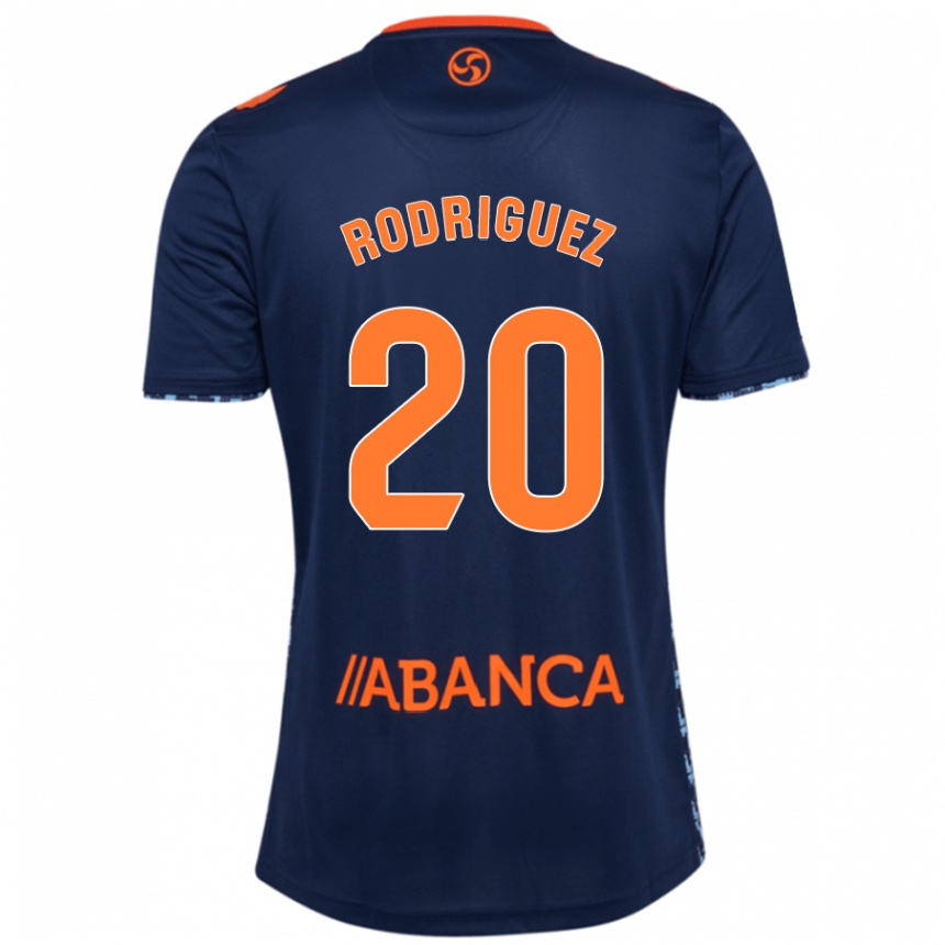 Enfant Football Maillot Javi Rodríguez #20 Bleu Marine Tenues Extérieur 2024/25 Canada