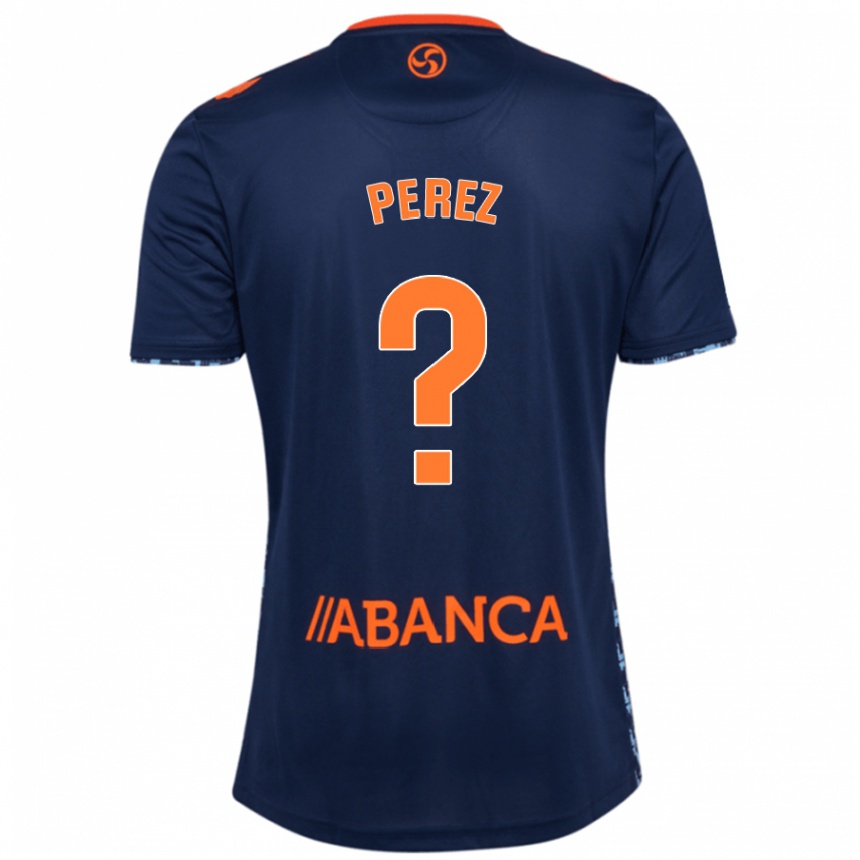 Kids Football Iván Pérez #0 Navy Blue Away Jersey 2024/25 T-Shirt Canada