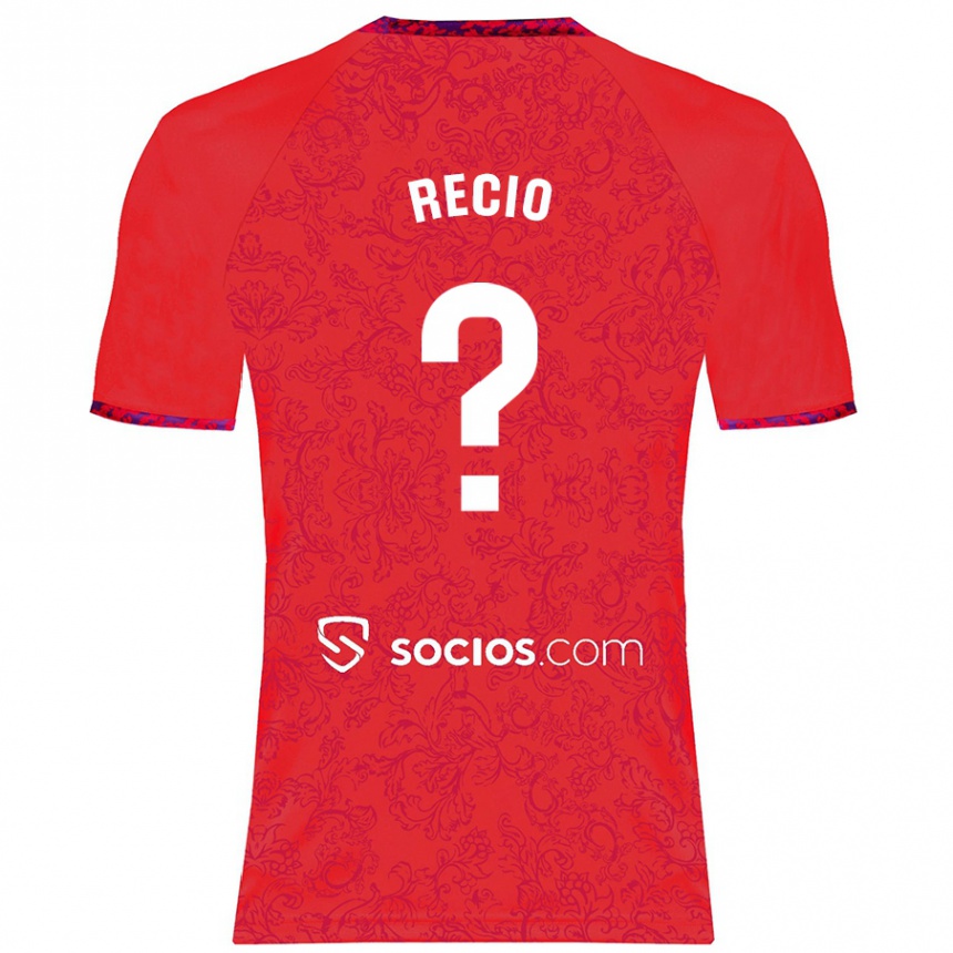 Enfant Football Maillot Sergio Recio #0 Rouge Tenues Extérieur 2024/25 Canada