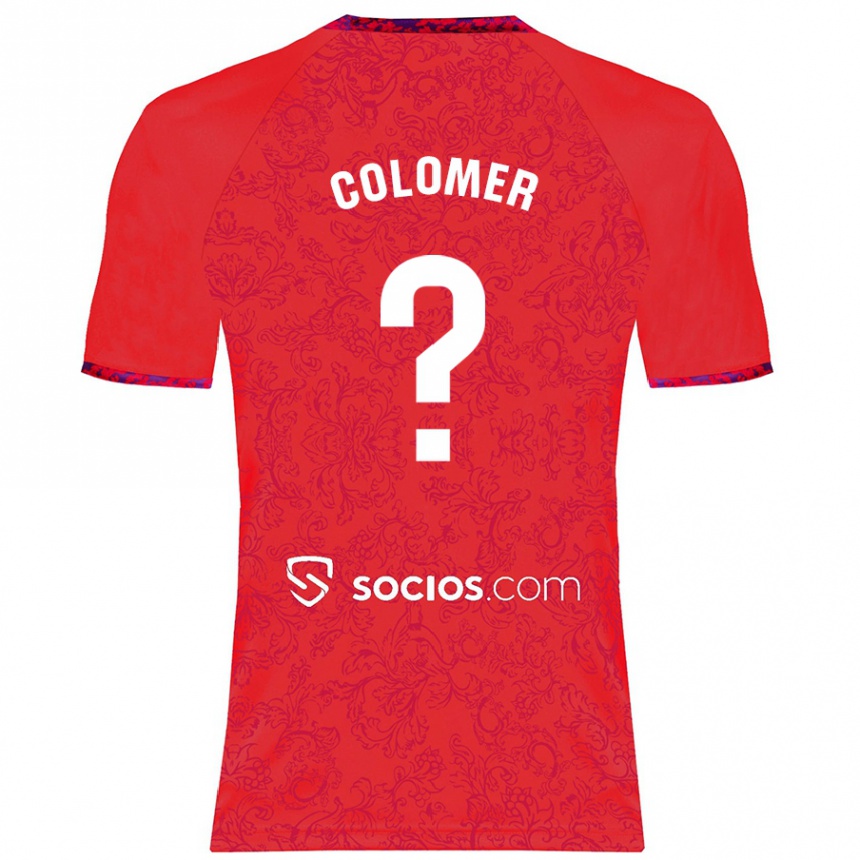 Enfant Football Maillot Carlos Colomer #0 Rouge Tenues Extérieur 2024/25 Canada