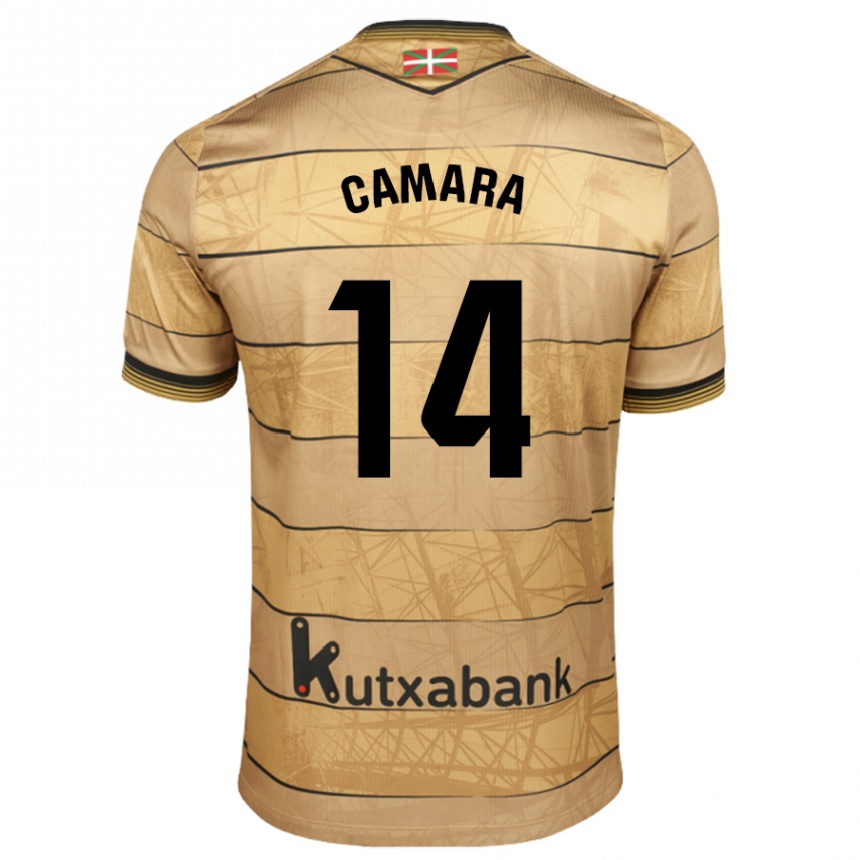 Enfant Football Maillot Ibra Cámara #14 Marron Tenues Extérieur 2024/25 Canada