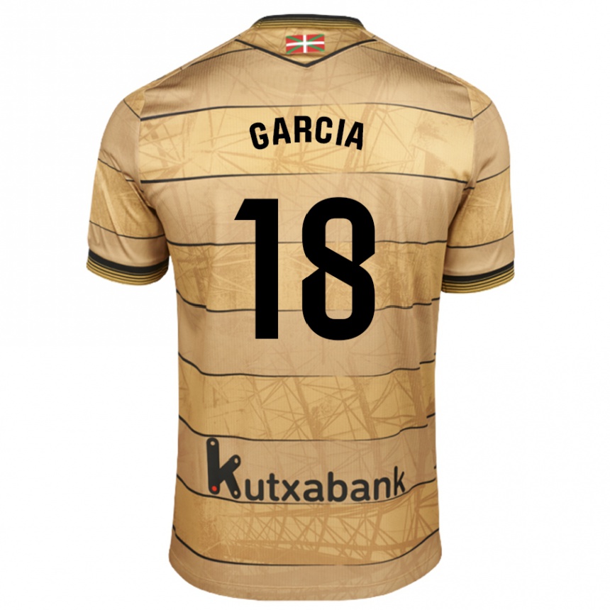 Enfant Football Maillot Eder García #18 Marron Tenues Extérieur 2024/25 Canada