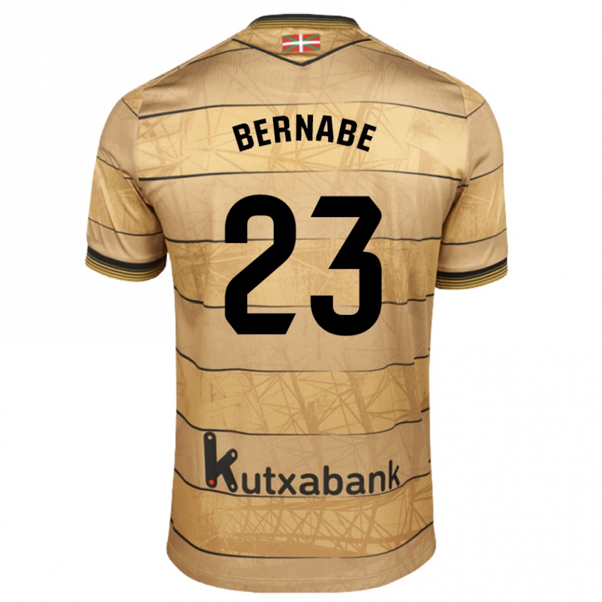 Kids Football Alejandra Bernabé De Santiago #23 Brown Away Jersey 2024/25 T-Shirt Canada