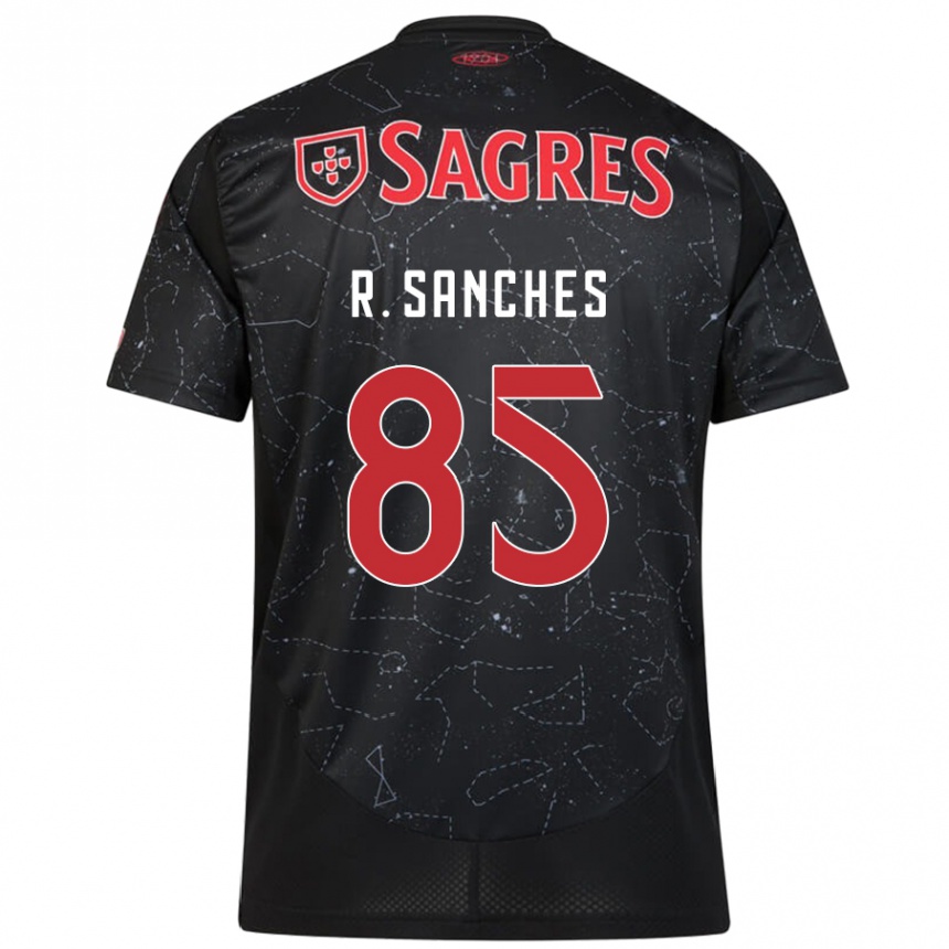 Enfant Football Maillot Renato Sanches #85 Noir Rouge Tenues Extérieur 2024/25 Canada