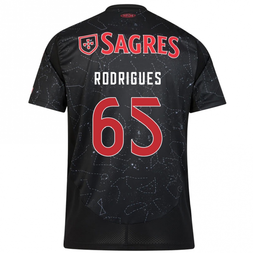 Enfant Football Maillot Rafael Rodrigues #65 Noir Rouge Tenues Extérieur 2024/25 Canada