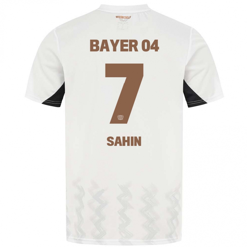 Kids Football Batuhan Sahin #7 White Black Away Jersey 2024/25 T-Shirt Canada