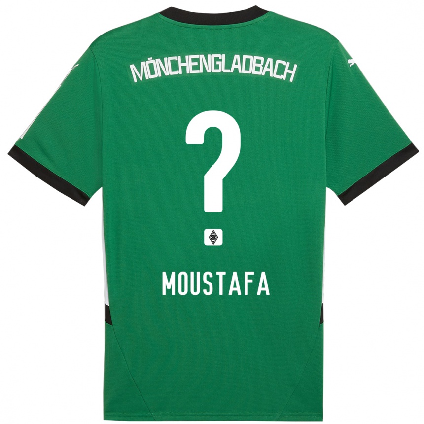 Kids Football Seif Ashraf Moustafa #0 Green White Away Jersey 2024/25 T-Shirt Canada