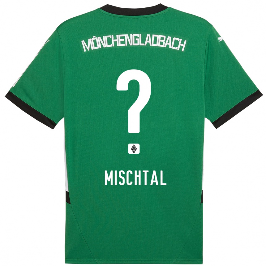 Kids Football Kilian Mischtal #0 Green White Away Jersey 2024/25 T-Shirt Canada