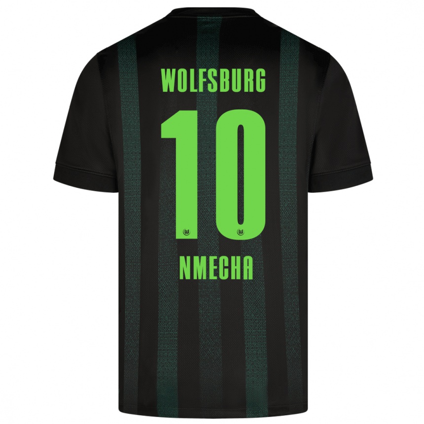 Kids Football Lukas Nmecha #10 Dark Green Away Jersey 2024/25 T-Shirt Canada