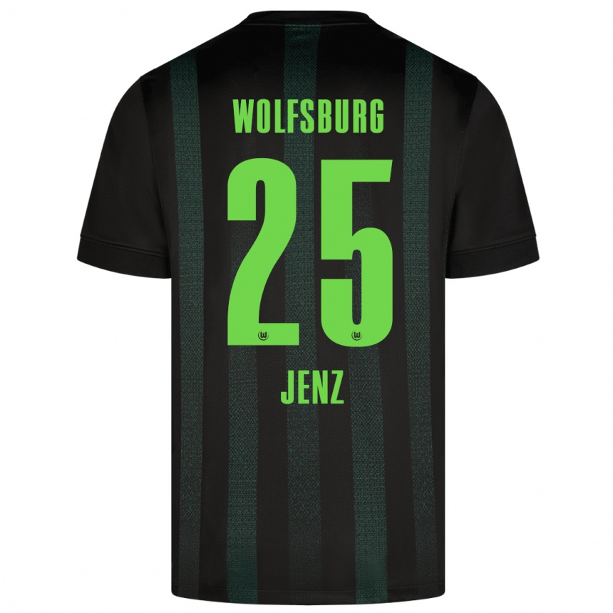 Kids Football Moritz Jenz #25 Dark Green Away Jersey 2024/25 T-Shirt Canada